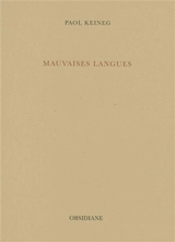 Mauvaises langues - Paol Keineg