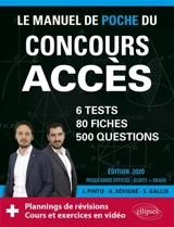 Le manuel de poche du concours Accès : 6 tests, 80 fiches, 500 questions - Joachim Pinto