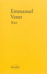 Rien - Emmanuel Venet