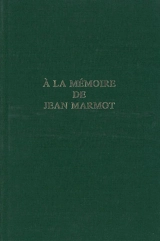 A la mémoire de Jean Marmot