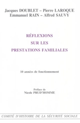 Réflexions sur les prestations familiales : 10 années de fonctionnement