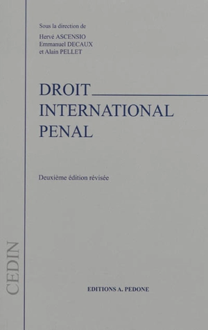 Droit international pénal