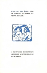 Journal des îles. Vers les sinistrés - Victor Segalen