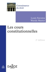 Les cours constitutionnelles - Louis Favoreu