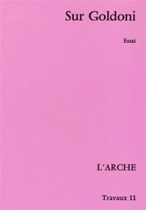 Sur Goldoni - Mario Baratto