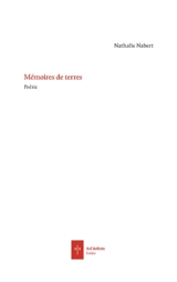 Mémoires de terres - Nathalie Nabert