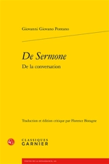 De sermone. De la conversation - Giovanni Pontano