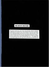 Robert Frank Me and My Brother + DVD - Robert Frank