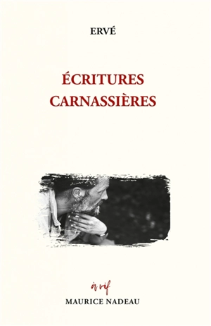 Ecritures carnassières - Ervé