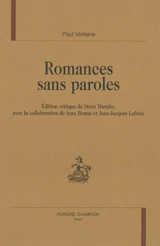 Romances sans paroles - Paul Verlaine
