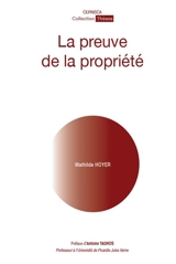 La preuve de la propriété - Mathilde Hoyer