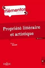 Propriété littéraire et artistique - Pierre Sirinelli