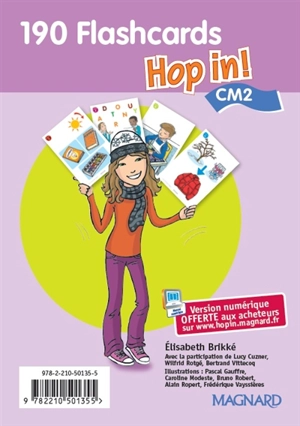 190 flashcards : hop in ! : CM2 - Elisabeth Brikké