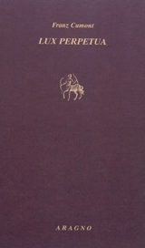 Lux perpetua - Franz Cumont