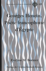 Georges Henein, poète francophone d'Egypte - Evelyne M. Bornier