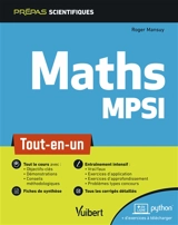 Maths MPSI : tout-en-un - Roger Mansuy