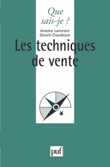 Les Techniques de vente - Gérard Chandezon