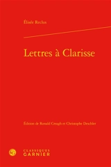 Lettres à Clarisse - Elisée Reclus