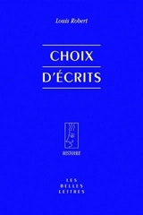 Choix d'écrits - Louis Robert