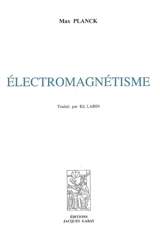 Electromagnétisme - Max Planck