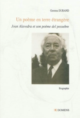Un poème en terre étrangère : Joan Alavedra et son Poema des Pessebre - Gemma Chaix-Durand