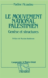 Le Mouvement national palestinien : genèse et structure - Nadine Picaudou-Catusse