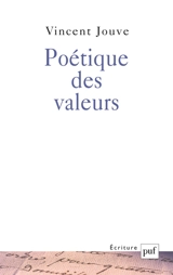 Poétique des valeurs - Vincent Jouve