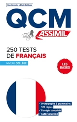 250 tests de français : les bases, niveau collège : QCM - Aurore Ponsonnet