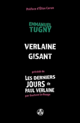 Verlaine gisant. Les derniers jours de Paul Verlaine - Emmanuel Tugny