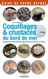 Coquillages & crustacés du bord de mer : observer et reconnaître 50 espèces de notre littoral - Vincent Rondreux
