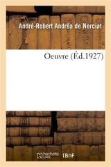 Oeuvre - André Robert Andréa de Nerciat