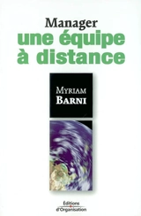 Manager une équipe à distance - Myriam Barni