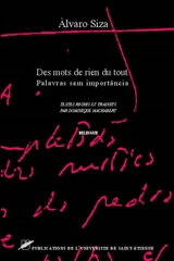Des mots de rien du tout. Palavras sem importância - Alvaro Siza