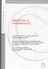 Droits de la personnalité - Marc Isgour