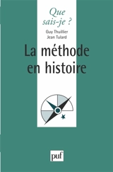 Le métier d'historien - Guy Thullier