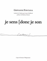 Je sens [donc je son - Giovanni Fontana