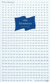 499 annonces (petites) - Pierre Bazantay