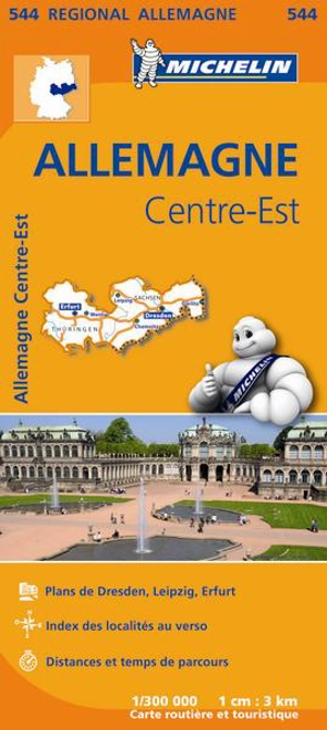 CARTE REGIONALE ALLEMAGNE CENTRE-EST - Collectif
