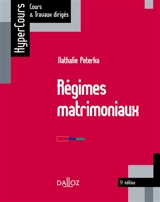 Régimes matrimoniaux : 2018 - Nathalie Peterka