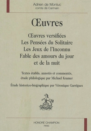 Oeuvres - Adrien de Monluc