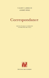 Correspondance - Valery Larbaud