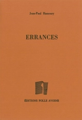 Errances - Jean-Paul Hameury