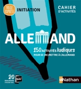 Allemand : 150 activités ludiques pour se (re)mettre à l'allemand : cahier d'activités - Petra Niggemann