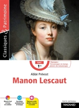 Manon Lescaut : histoire du chevalier des Grieux et de Manon Lescaut : texte intégral - Antoine François Prévost