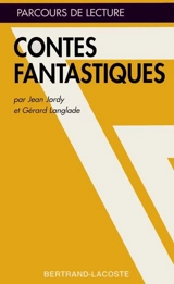 Contes fantastiques - Jean Jordy