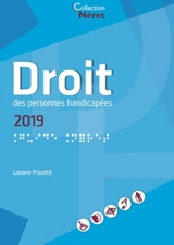 Droit des personnes handicapées : 2019 - Lisiane Fricotté