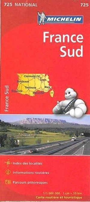 CARTE NATIONALE FRANCE SUD / FRANKRIJK ZUID - Collectif