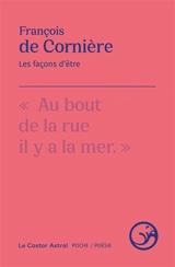 Les façons d'être - François de Cornière