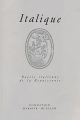 Italique, poésie italienne de la Renaissance, n° 23