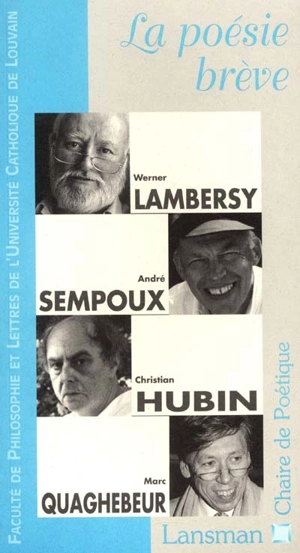 La poésie brève